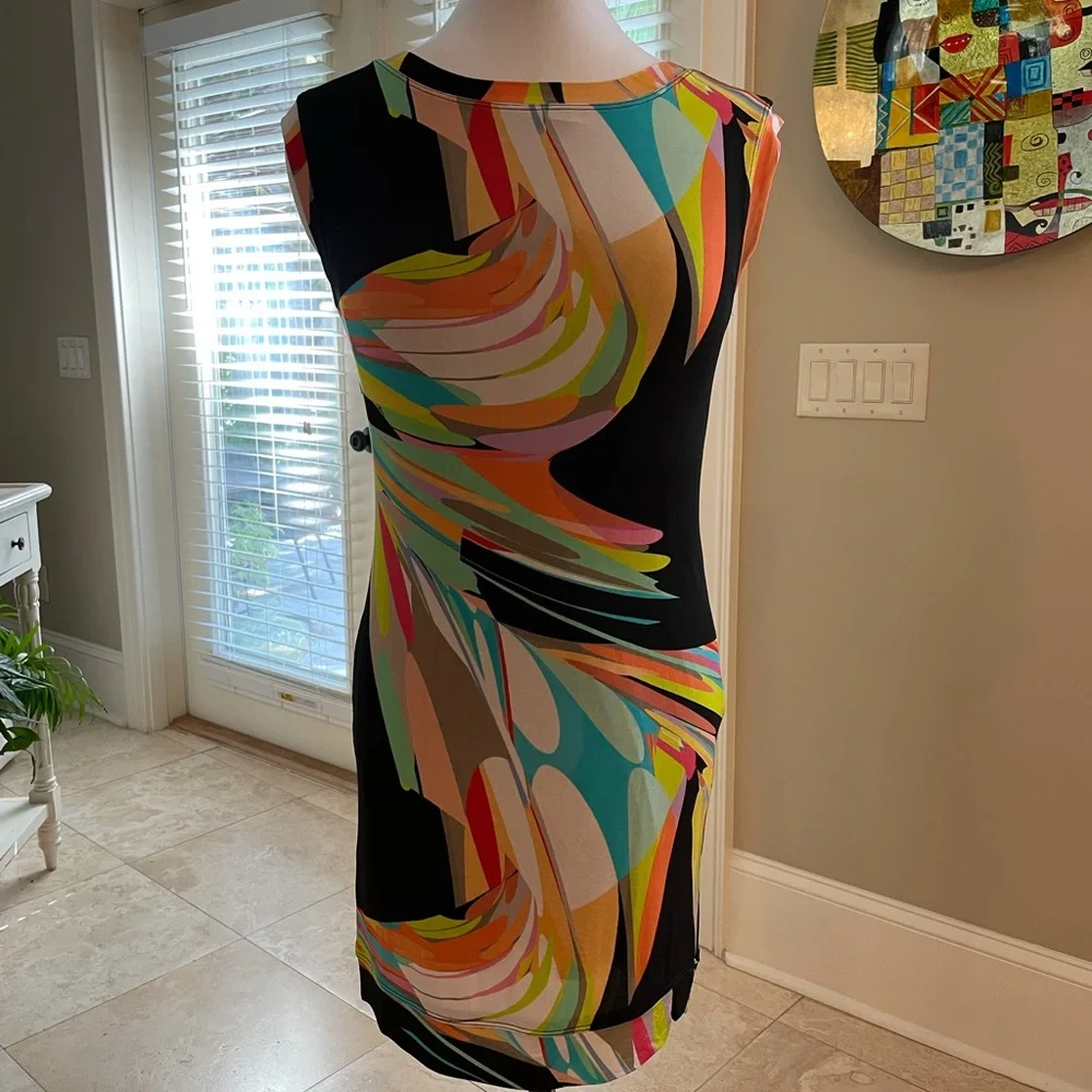 Trina Turk Multicolor Abstract Mini Dress - Picture 1 of 4